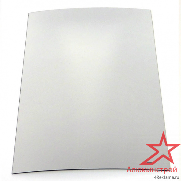 Зеркальный полистирол GEBAU 2000x1000x1 серебро